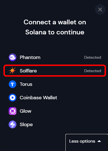 Unstaking with SolFlare 12