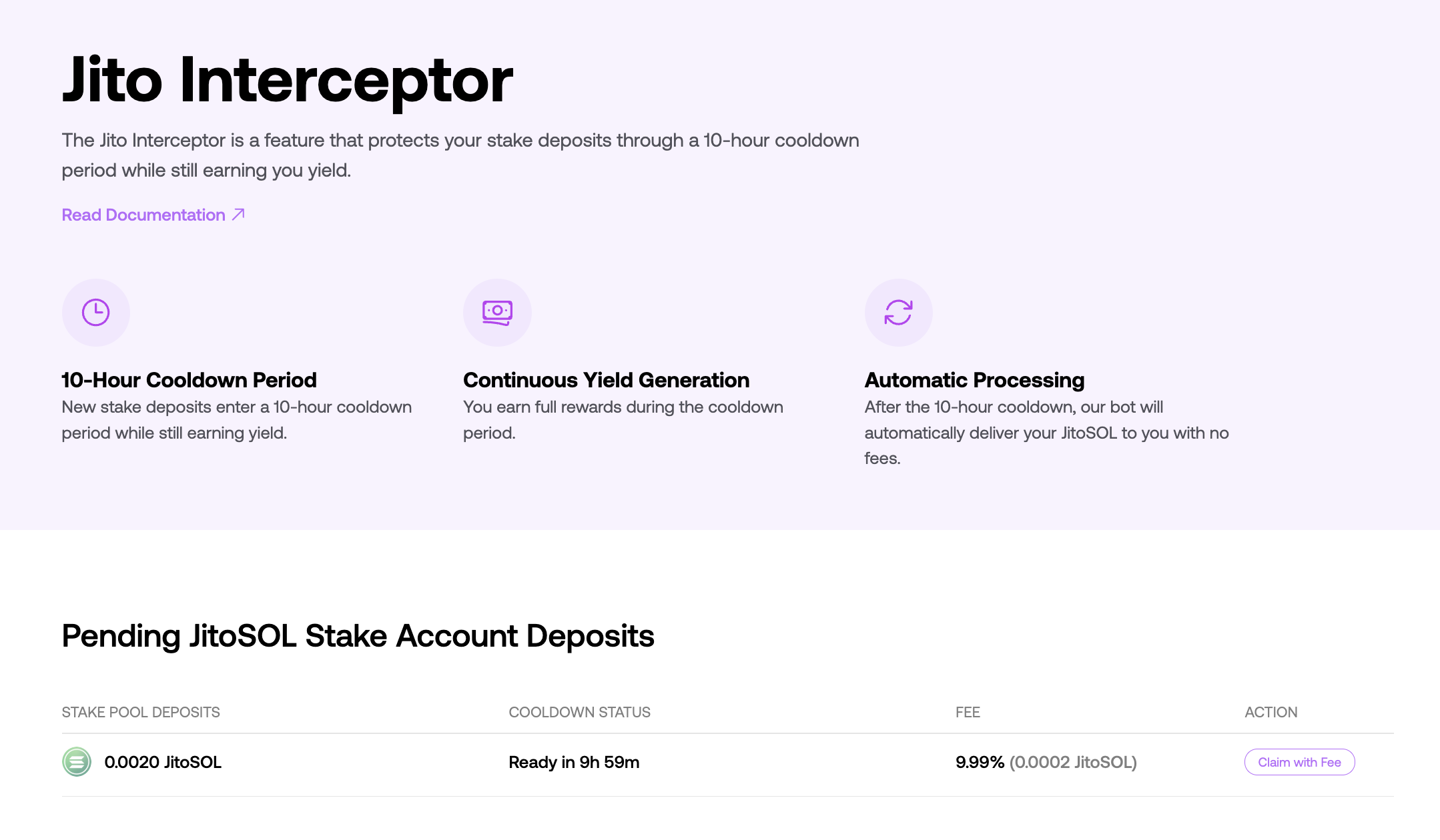 Interceptor Features
