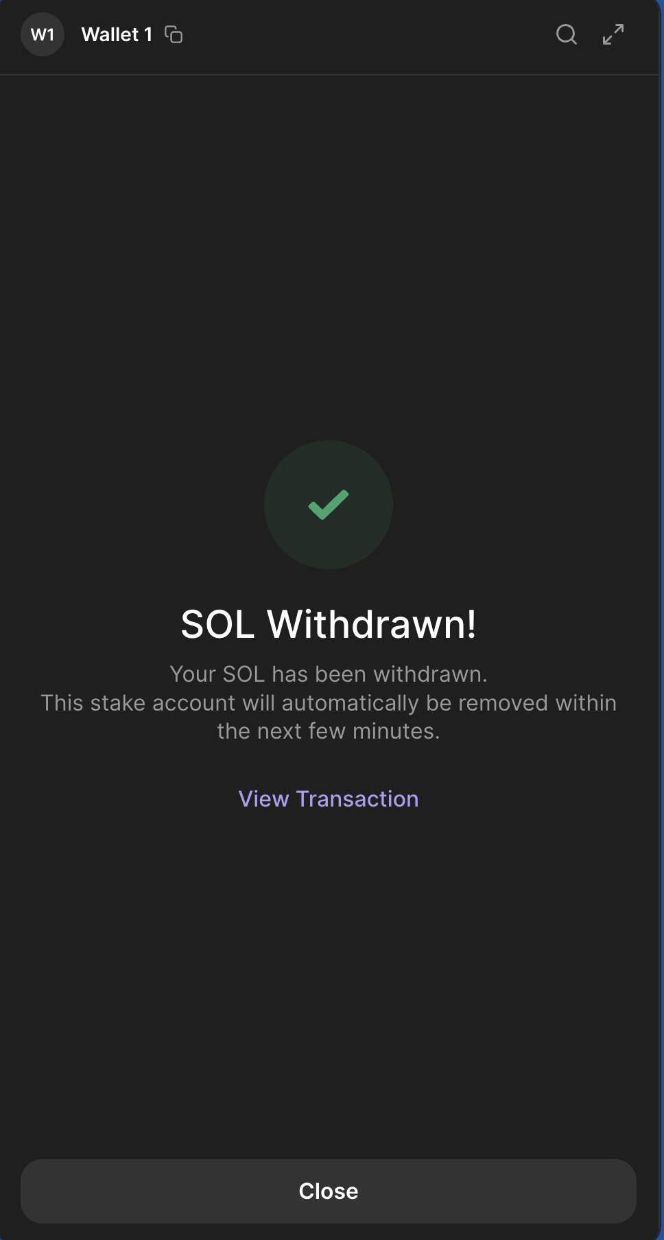 Phantom Withdraw Confirmed